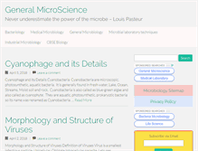 Tablet Screenshot of generalmicroscience.com